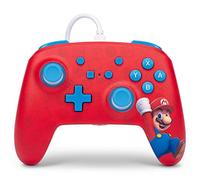PowerA Manette filaire améliorée pour Nintendo Switch, modèle Switch OLED et Nintendo Switch Lite, accessoire de jeu, manette de jeu, manette filaire, sous licence officielle - Woo-hoo! Mario