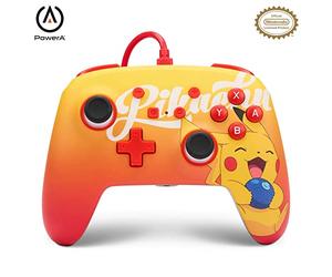 PowerA Manette filaire améliorée pour Nintendo Switch, modèle Switch OLED et Nintendo Switch Lite, accessoire de jeu, manette de jeu, manette filaire, sous licence officielle - Pokemon: Oran Berry