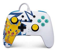 PowerA Manette filaire améliorée pour Nintendo Switch, modèle Switch OLED et Switch Lite, accessoire de jeu, manette de jeu, manette filaire, sous licence officielle -Pokemon: Pikachu High Voltage