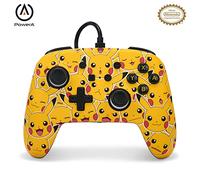 PowerA Manette filaire améliorée pour Nintendo Switch, modèle Switch OLED et Switch Lite, accessoire de jeu, manette de jeu, manette filaire, sous licence officielle - Pokemon: Sentiments de Pikachu
