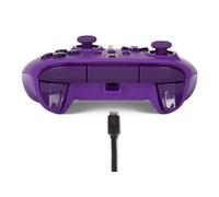 Manette Filaire Améliorée Powera Pour Xbox Série X Violet Royal
