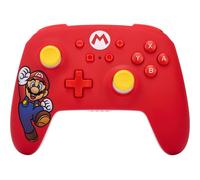Manette sans fil PowerA pour Nintendo Switch, modèle OLED et Nintendo Switch Lite, accessoire de jeu, manette de jeu, manette Bluetooth, sous licence officielle - Mario Joy