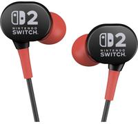 PowerA Wired Earbuds for Nintendo Switch 2 Casque Avec fil Ecouteurs Gaming Noir, Rouge