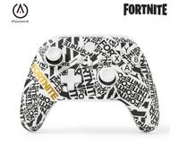 Manette sans fil PowerA Fortnite pour PC Blanc, Noir, Or