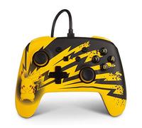 PowerA Manette filaire Pokémon Éclair Pikachu Compatible Nintendo Switch 2 et OLED Jaune/Noir
