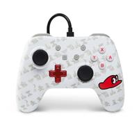 PowerA Super Mario Odyssey: Cappy Edition Multicolore, Blanc USB Manette de jeu Analogique/Numérique Nintendo Switch