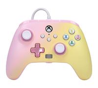 PowerA Manette filaire améliorée XBGP0003-01 – USB analogique pour Xbox Series X/S – Limonade rose