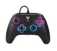 Manette filaire PowerA Advantage pour Xbox Series X|S avec bande LED Lumectra + RVB - Noire