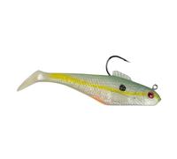 PowerBait FW Pre-Rigged Swim Shad Pêche Appât, Mixte, PBBSS3-CS, Chartreuse Shad, 7.62 cm