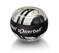 Powerball Autostart Core Appareil d'entraînement gyroscopique pour les mains avec rotor en métal et mécanisme de remontage Gris transparent