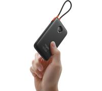 Powerbank 10 000 Mah, Batterie Externe Max. 22,5 W, Ultra Compacte Avec Câble Usb-C Intégré Et Affichage Led Pour Iphone 16/15, Ipad, Samsung Galaxy S24/S23, Huawei, Google - Violet