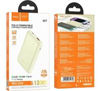Powerbank 10 000 mAh PD QC3.0 3A 22.5W Q21 en blanc 1x USB-A, 1x USB-C