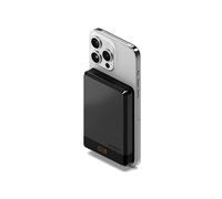 Powerbank 10 000mAh Sans Fil Fixation Magnétique Modèle MagSlim Ultra-Compact Noir