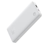 Powerbank 10000mAh 15W Airpow Lite z kablem USB-A - USB-C 30cm - biały