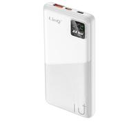 PowerBank 10000mAh 22.5W Power Delivery USB-C / USB-A avec Écran LED LinQ Blanc
