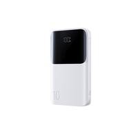 Powerbank 10000mAh 22.5W USB-A USB-C z wyświetlaczem JR-QP191 Mini - biały