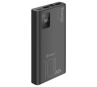Powerbank 10000mAh EnergyPulse 2 USB-A / USB-C PD 22.5W avec Affichage Numérique OBAL:ME Noir
