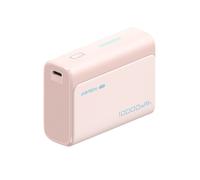Powerbank 10000mAh USB-C USB-A 30W - różowy