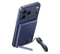 Powerbank 15 W MagPro Slim Magnet QI2 avec câble USB Type C 5000 mAh Bleu