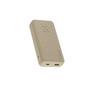 Powerbank 20 000mAh USB-A/USB-C Modèle Go2 FastCharge 15W Compact Beige