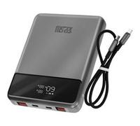 4smarts Batterie externe Enterprise Slim – 20 000 mAh – 2x USB-C 100W + 2x USB 22,5W – Gris