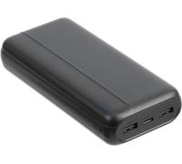 Powerbank 20000mAh 4 ports USB 2A+C+micro USB 10W Noir Rivacase