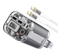 Powerbank 40000mAh USB et USB C 100W Étanche Torche 4smarts Lucid Ultra Gris Gris G