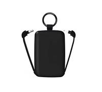 PowerBank 4000mAh USB-C / Lightning / Porte Clés / Lampe Torche Personnalisable Noir