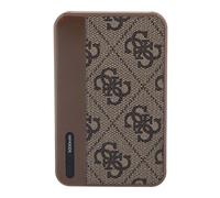 Powerbank 5000mAh 15W avec Motif 4G et Logo en Métal Marron