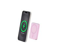 Bigben Connected - Powerbank sans fil Force Power MagSafe 5000mAh USB-C 15W Rose Garantie à vie