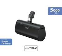 Bigben Connected Powerbank FORCE POWER 5000 mAh PD 20W USB-C intégré, Indicateurs LED Noir