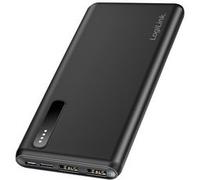 Powerbank, 8.000 mAh, 2 USB-A, noir