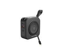 Powerbank All-in-One Pro MagSafe / USB / USB-C avec Prises internationales Swissten Noir