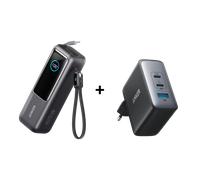 PowerBank Anker (25K, 165 W)+Anker 736 Chargeur USB C 100 W (Nano II)