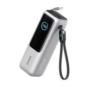 PowerBank Anker (25K, 165 W, câble intégré + câble rétractable) Silver