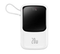 Powerbank avec charge rapide 10 000 mAh 20 W QC-PD-SCP-FCP Câble Lightning