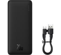 Baseus Airpow Powerbank, 10.000mAh, USB + USB-C, 20W, Noir