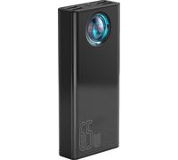 BASEUS POWERBANK AMBLIGHT 30000MAH, 4XUSB, USB-C, 65W (BLACK) PPLG0001