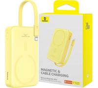 Powerbank Baseus Magnetic Mini 10000Mah, Usb-C 20W Magsafe (Jaune)