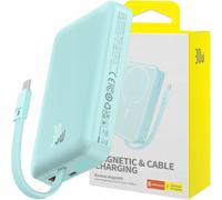 Powerbank Baseus Magnetic Mini 10000Mah, Usb-C 30W Magsafe (Bleu)