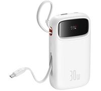 Powerbank - BASEUS - QPow 2 - 20000mAh - 30W - 2xUSB-C - Blanc