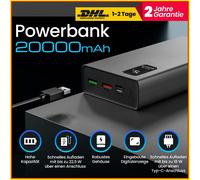 Powerbank Batterie Externe 20000mAh Chargeur Rapide 22,5W Powerbank Mobile