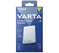 Varta Power Bank Energy 15000 Powerbank (batterie supplémentaire) 15000 mAh LiPo USB-C®, Micro USB blanc/noir charge et décharge