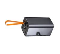 PowerBank Boîtier de batterie 20 000 mAh avec câble intégré PD100 W Écran LCD Coque en métal
