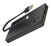 GreenCell Banque d'alimentation PBGC02S LiPo 10000 mAh Noir