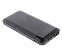 - Powerbank compact / Batterie nomade - USB-A/C 10 000 mAh - Smartphone/Tablette - Noir