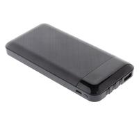 Powerbank compact/Batterie nomade - USB-A/C 10 000 mAh - Smartphone/Tablette - Noir - Zenitech