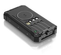 PowerBank - DENVER - 20000 mAh - Cellule solaire - 4 câbles intégrés - Charge sans fil