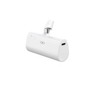 Powerbank - FORCE POWER - 5000 mAh - PD 20W - USB-C Intégré - Indicateurs LED Blanc