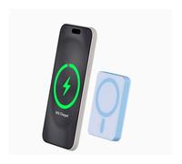Force Power Powerbank 5000 mAh Compatible MagSafe Induction 15W Bleu